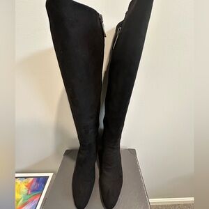 Anne Klein Black Over the Knee Boots
